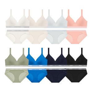 [게스언더웨어] 에어 메쉬몰드 노와이어 브라 팬티 세트 8Colors