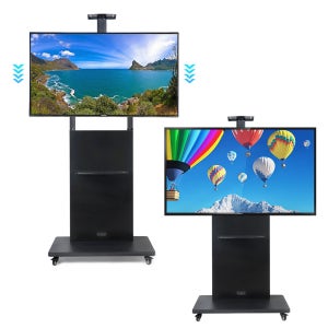 TV스탠드 거치대 높이조절 받침대 티비스탠드 브라켓 삼성 LG 베사홀 호환 이동식