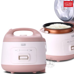 키친플라워 3-4인용 전기 보온 밥솥 KCJ-350ZN 미니 전기밥솥