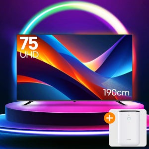 루컴즈 UHD 스마트TV (이벤트+) 190cm(75인치), 구글3.0 T7502KUG, 스탠드 기사방문설치