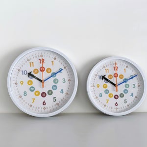 BOLOON 화이트 학습용 벽시계 탁상시계