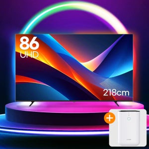 루컴즈 UHD 스마트TV (이벤트+) 216cm(85인치), 구글3.0 T8602KUG, 스탠드 기사방문설치