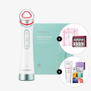 동국제약 센텔리안24 마데카 프라임 팅글 샷 (2in1 브라이트닝+물광 케어) 뷰티디바이스+Rx 7ml 4개+마스크팩 2박스+부스팅샷젤+샤쉐6종+쇼핑백 / 뷰티디바이스 홈케어기기