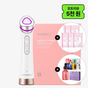 동국제약 센텔리안24 마데카 프라임 탱글 샷 뷰티디바이스 / 데일리 홈케어 얼굴마사지기 / 콜라겐 부스팅 앰플30ml+멜라캡처 앰플 마스크 5매+쇼핑백+샤쉐6종