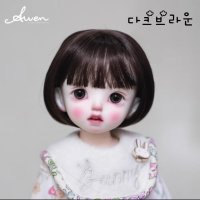 아웬 awen 가발 6-7인치 단발 가발 유딩이 인형 BJD USD