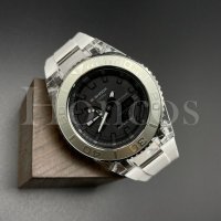 Casio 커스텀 카시오악 ga2100-7A 카시오 G-Shock 요트 마스터 실버 CR 케이스 화이트 러버