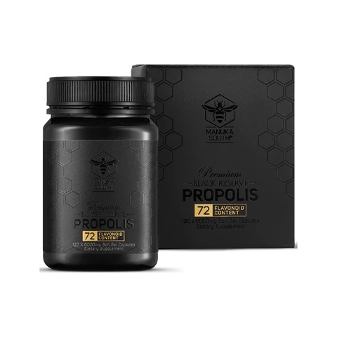 뉴질랜드 마누카사우스 블랙 리저브 프로폴리스 6000mg 120캡슐