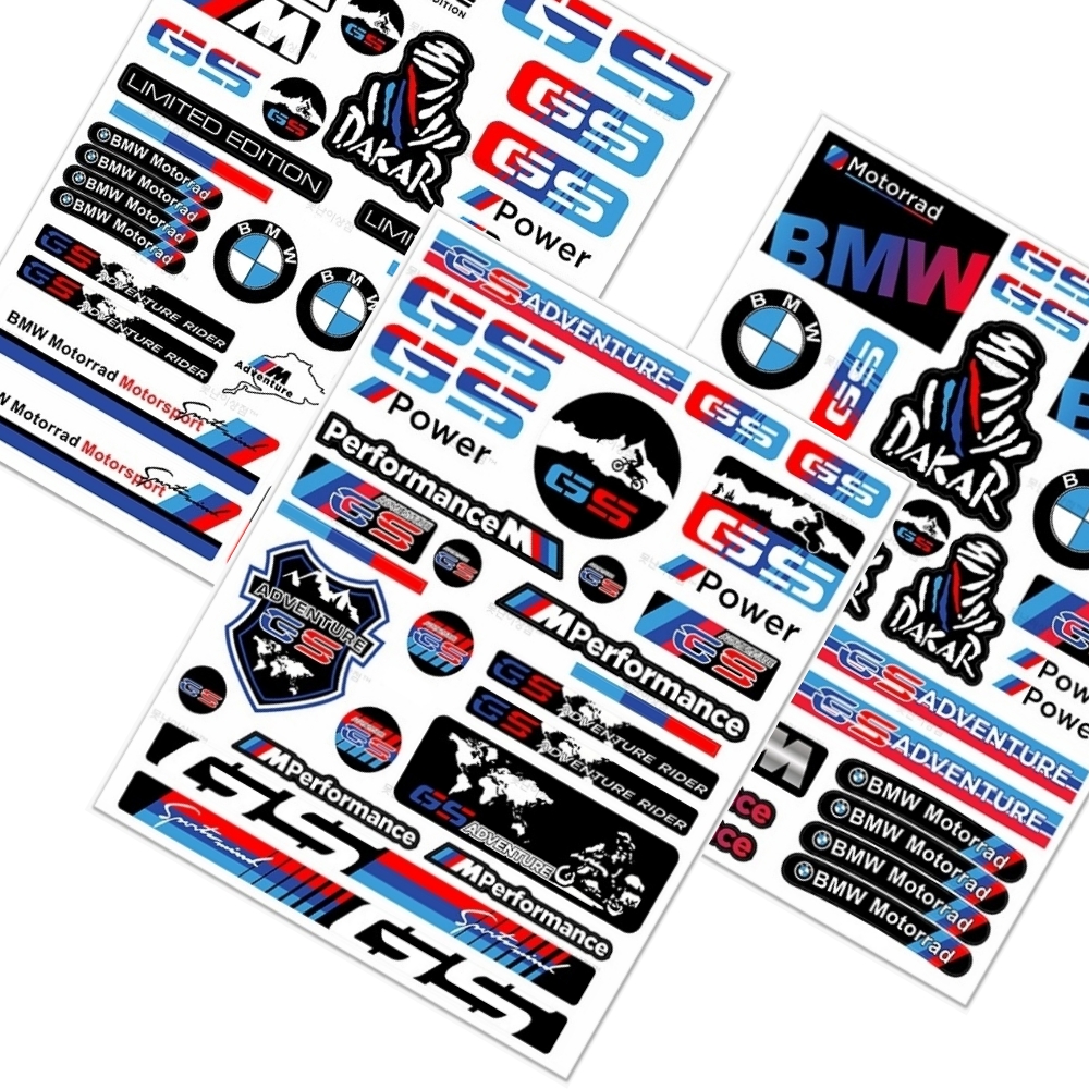 BMW 스티커 M퍼포먼스 비엠 자동차 오토바이 투명 반사 데칼 BMW 01