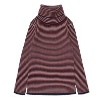 FUB KIDS Rollneck Blouse ecru/dark navy/bright red 펍키즈 블라우스 셔츠 23AW