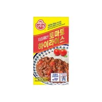 오뚜기 맛있는 쉬운요리 지중해산 토마토 하이라이스 고형 200G 자취 간단식재료 간편식 온가족반찬 간편조리식품 아빠요리메뉴 1개