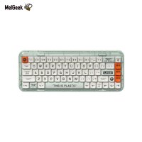 MelGeek Mojo68 멜긱 모조68 플라스틱 투명 기계식 키보드 카일 박스 PBT 키캡