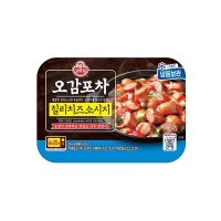 오뚜기 오감포차 간편식 술안주 칠리치즈소시지 250G 간편안주 밥반찬 간식 야식 간편식 냉동식품 1개