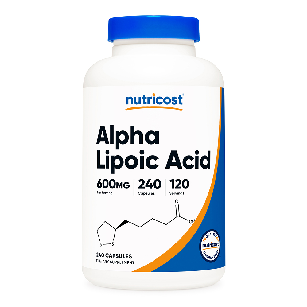 뉴트리코스트 <b>알파리포산 600mg</b> ALA 240캡슐 4개월분