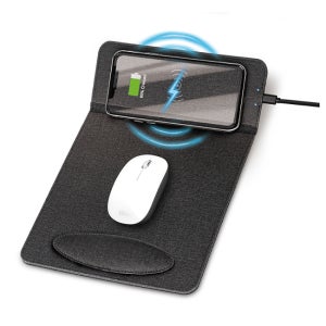 코시 15W 무선 초고속충전 스마트폰 거치 손목보호쿠션 마우스패드