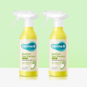 [더마비] 데오프레쉬 풋 샴푸 400ml (포레스트 향)x2개 세트+[증정]내러티브 핸드크림50ml(만다린)