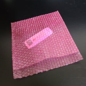 에어캡 봉투 대전방지 핑크 에어캡봉투 15.5cmX15cm+2 (1000매)