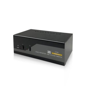 유니클래스 AI-532I 2:1 듀얼모니터 HDMI KVM스위치