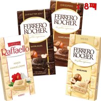 Ferrero Rocher 페레로로쉐 라파엘로 초콜릿 바 90g 4개입 8팩