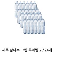 제주 삼다수 그린 무라벨 2L x 24개