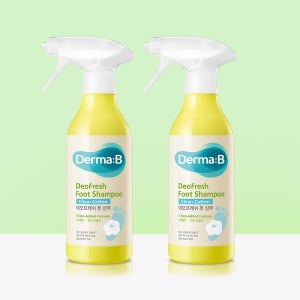 [더마비] 데오프레쉬 풋 샴푸 400ml (클린코튼 향)x2개 세트+[증정]내러티브 핸드크림50ml(만다린)