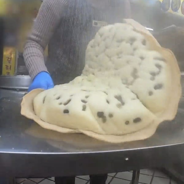 강원도 막걸리 술빵 속초 중앙시장