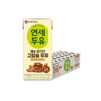 연세 고칼슘 두유 호두아몬드 190ml 24개