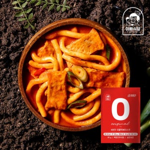 아빠식당 5분컷 국물 떡볶이 210g 1팩 밀떡 분식