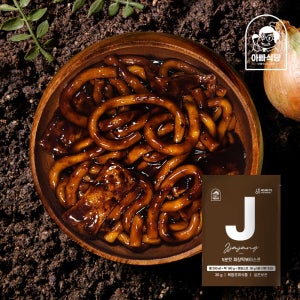 아빠식당 5분컷 짜장 떡볶이 210g 1팩 밀떡 분식