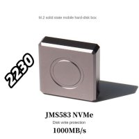 쓰기 방지 외장 솔리드 스테이트 드라이브 케이스 M.2 NVMe 2230 SSD 인클로저 USB 3.2 10Gbps-NVMe M-Key