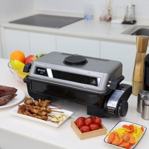 키친아트 멀티 전기그릴 양면 생선 구이기 굽는기계 생선그릴