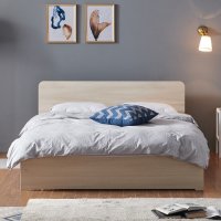 [보루네오]호텔라인 평상 침대 (퀸 매트별도) KC725