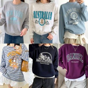 여성 맨투맨 긴팔 겨울 기모 오버핏 후드티 이너 면 라운드 레이어드 빅사이즈 박스티