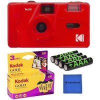 Kodak M35 35mm 필름 카메라 스타터 번들 코닥 레드