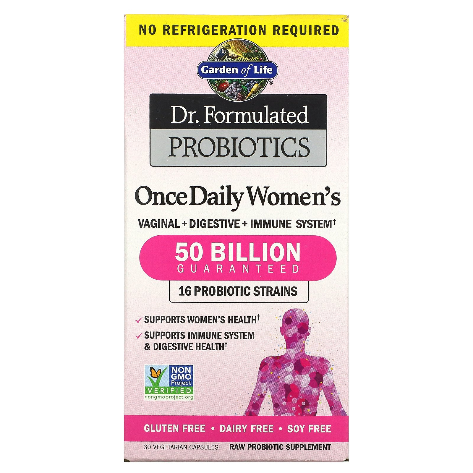 <b>가든 오브 라이프</b> Dr Formulated 여성용 <b>프로바이오틱스</b> 30정