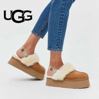 어그 슬리퍼 펀케트 체스넛 여성 UGG 미국