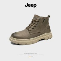 JEEP 남 지프워커 리얼 가죽 카고 워커 빈티지워커