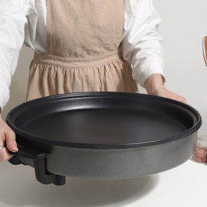 대용량 전기 원형 부침팬 멀티 그릴 42cm