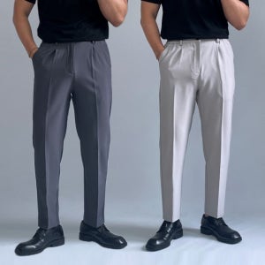 남자9부슬랙스 슬림핏슬랙스 구김없는바지