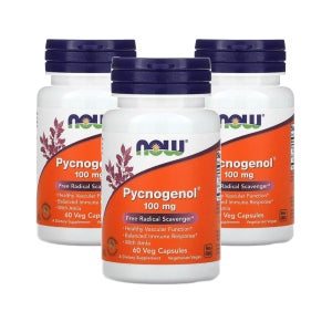 나우푸드 피크노제놀 Pycnogenol 100mg 60베지캡슐 3병