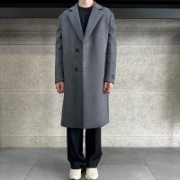 리버클래시 22FW Gray single 캐시미어 남자 코트 LIW21981