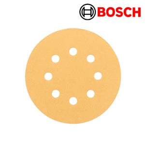 보쉬 원형샌딩페이퍼 5 125mm 8홀 5장