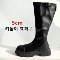 ❤당일출고/5cm❤미들워커 키높이통굽 첼시 힐 숏 빅사이즈워커부츠 자라 뉴진스룩 y2k룩 힙한 러블리 가을 운동화 보온털 플랫 파티룩 단화운동화 스판부츠 가죽 225