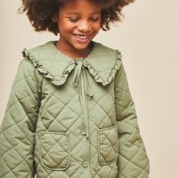 MIPOUNET GIULIA COLLARED QUILTED JACKET GREEN 미포넷 24AW 자켓