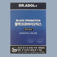 닥터아돌 블랙 프로바이오틱스 490g 30캡슐