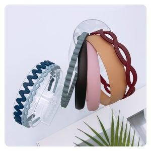 단발머리띠 플라스틱머리띠 얇은 명품헤어밴드 와이드 넓은