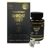 채우다모1987 플러스 비오틴 판토텐산 맥주효모 90정x1박스