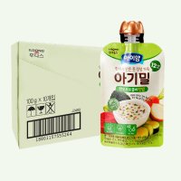 한우브로콜리 아기밀 100g 진밥 아이얌 유기농 10입 한우