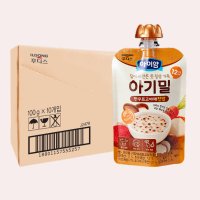 아이얌 아기밀 한우표고야채 진밥 100g 10입