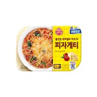 오뚜기 맛있는 냉동피자게티(용기) 330G 간편식 간식 야식 술안주 편의점스파게티 청소년간식 1개