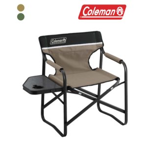 콜맨 사이드 테이블 데크 체어 ST 캠핑용 접이식 의자